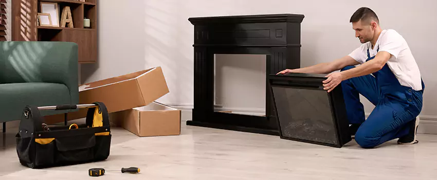 Old Rusted Metal Fireplace Repair And Replacement in Bossier City, LA